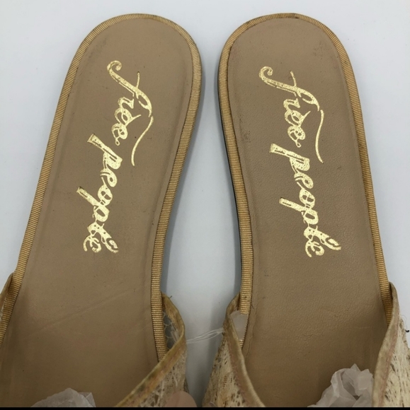 FREE PEOPLE x ASOS Allure Sequined Slipper Mules Size 9 never worn, but no tags - Picture 5 of 8